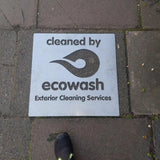 Custom Stainless Steel Laser Cut Reverse Graffiti Stencil 600 x 400mm