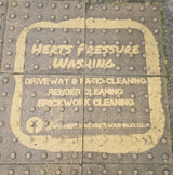 Custom Stainless Steel Laser Cut Reverse Graffiti Stencil 600 x 400mm