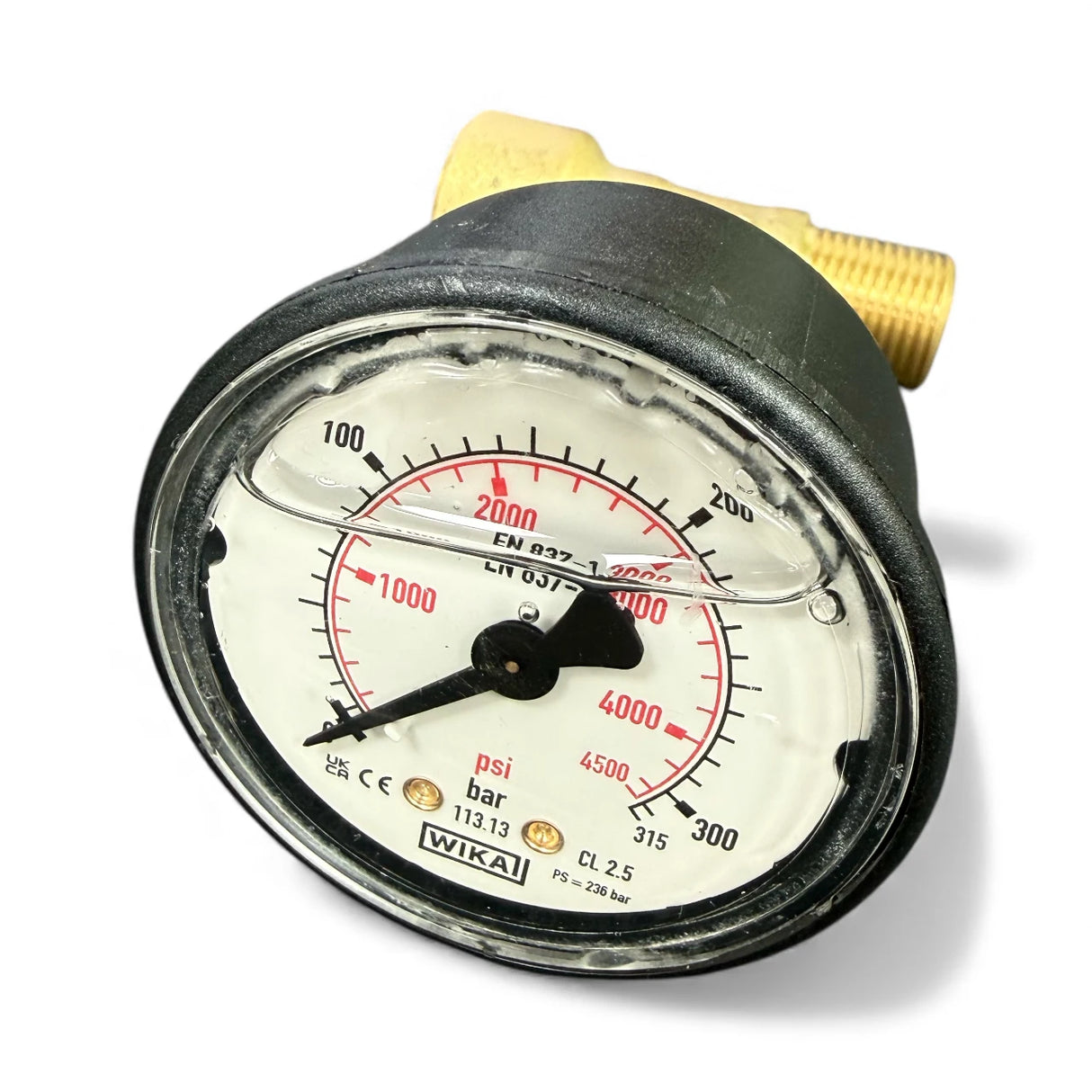 High Pressure Washer Inline Gauge 0-315 BAR