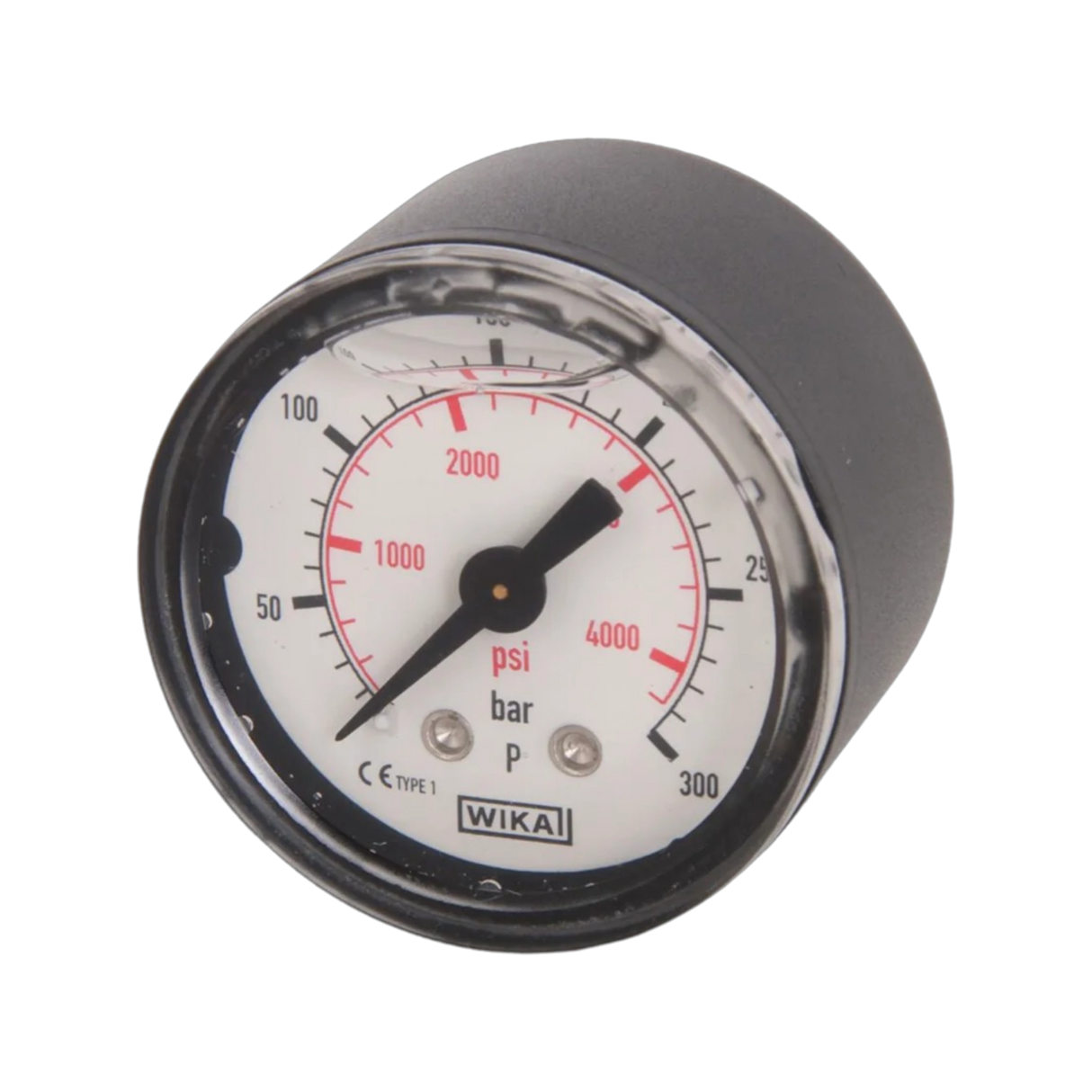 Wika Pressure Gauge 1/8" Rear Entry 0-300 BAR