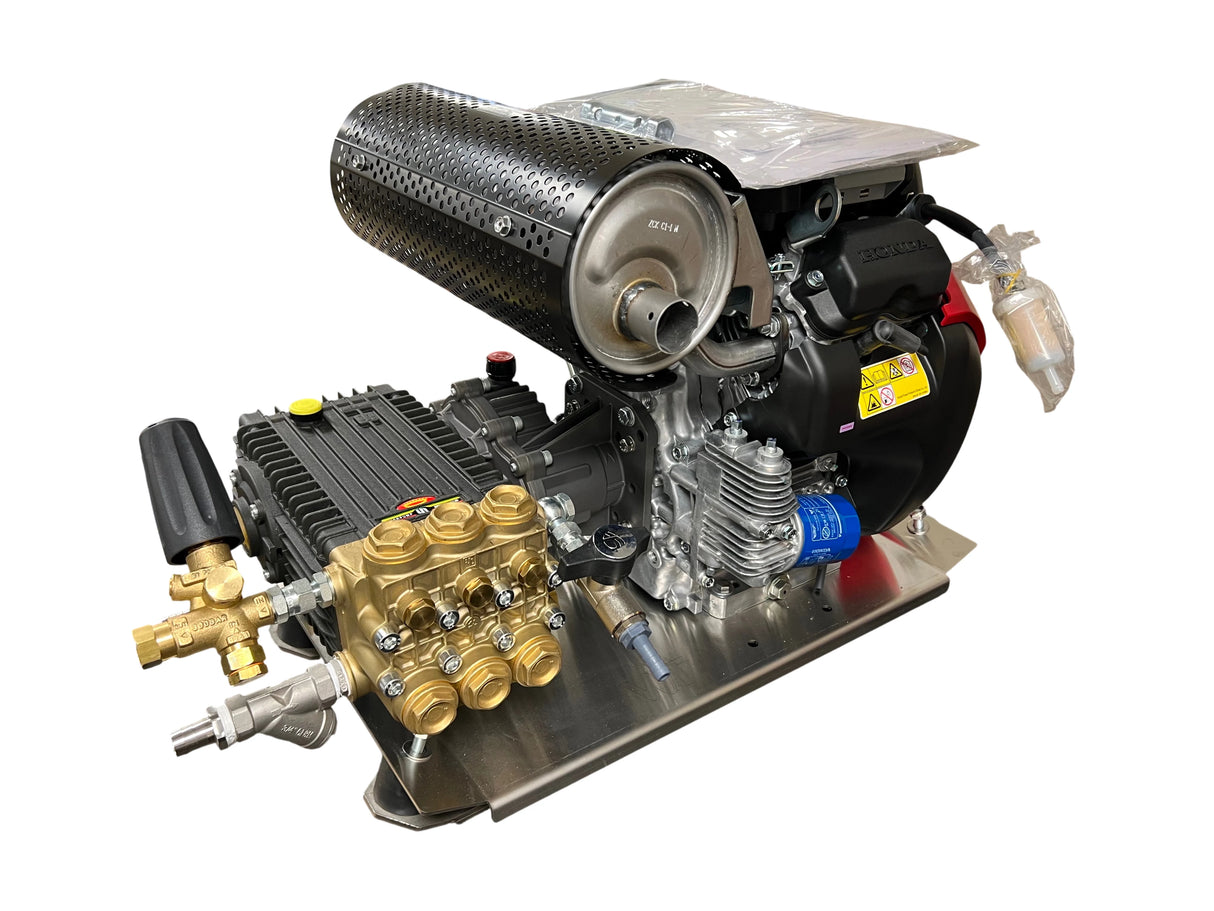 Watertek Honda GX690 Pressure Washer Skid Assembly