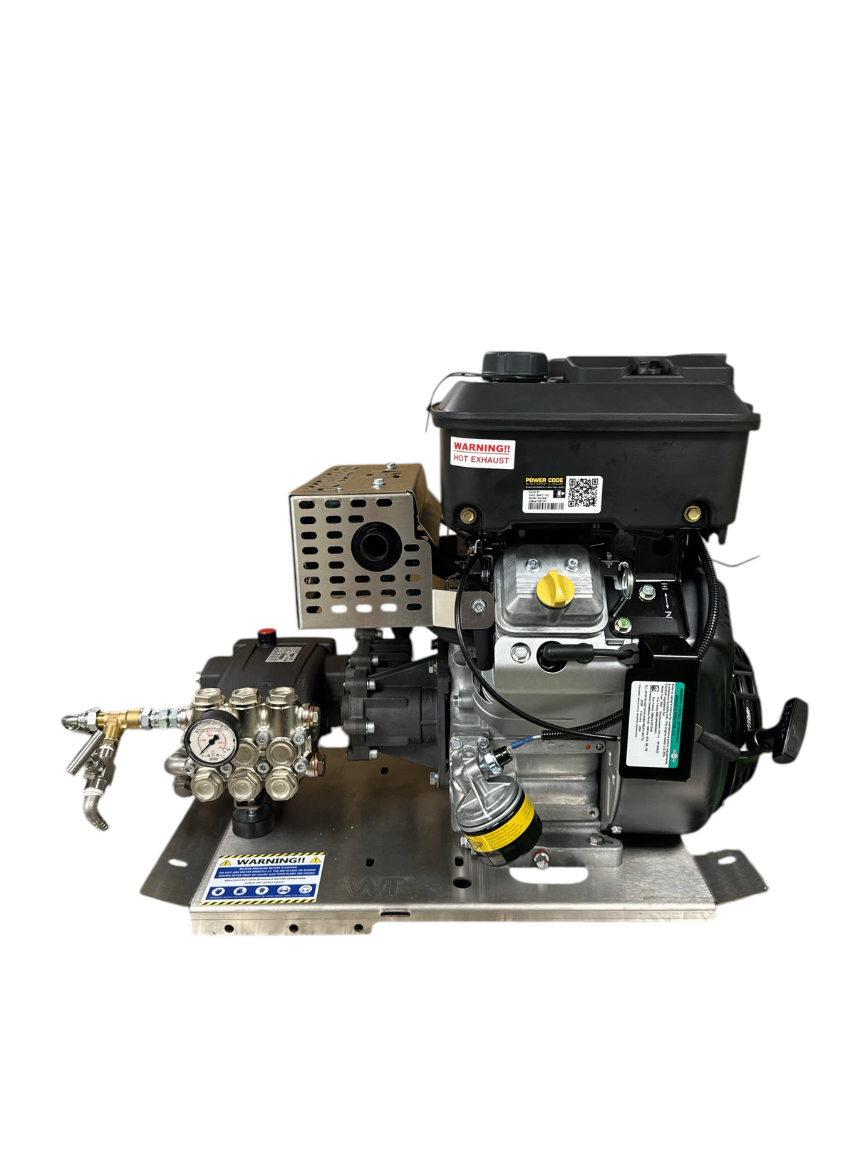 Watertek Vanguard 18HP High Output 22L 250 Bar Skid Pressure Washer