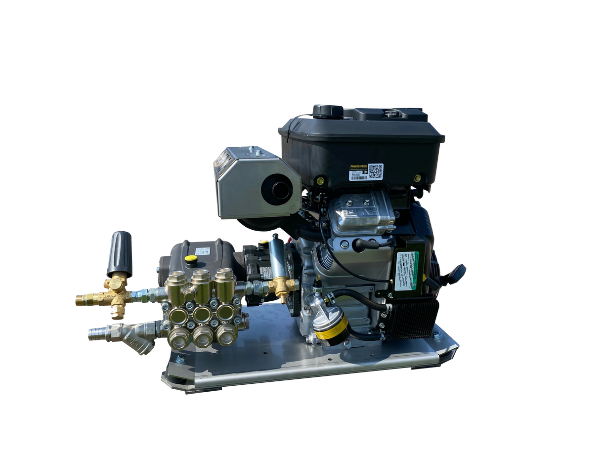 Watertek Vanguard 23HP Pressure Washer Skid Assembly