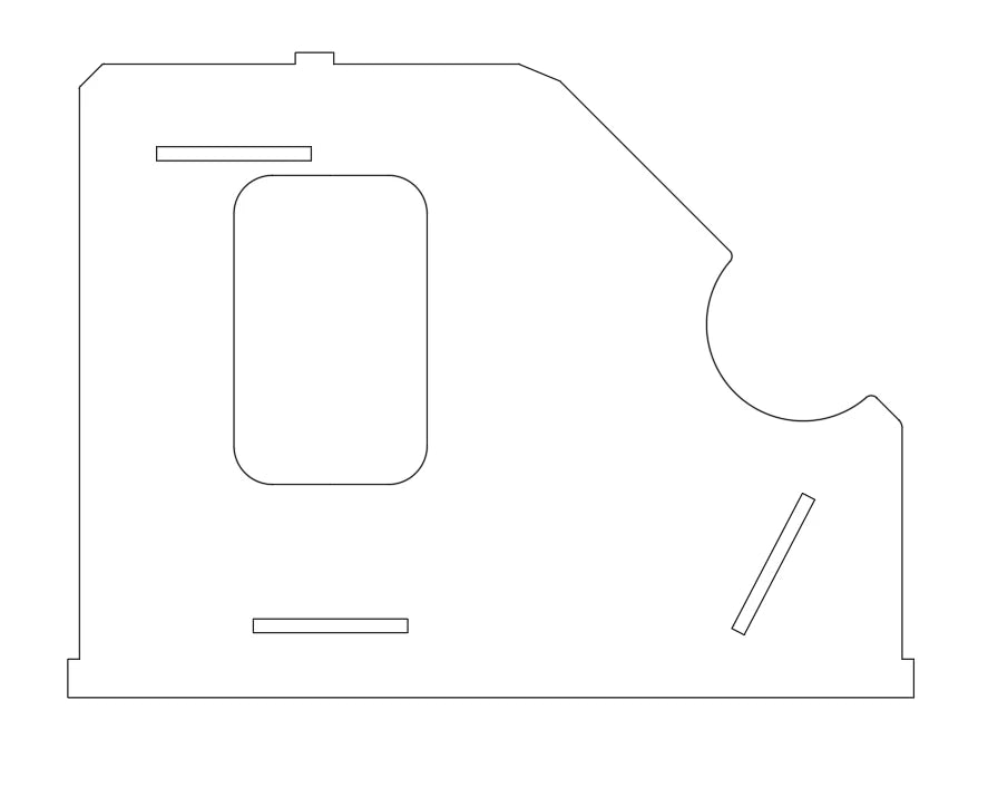 Foot Pedal Mid Plate