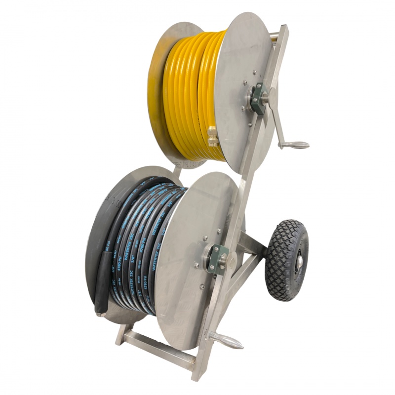 Watertek 50m Stainless Steel Mobile High Pressure Reel