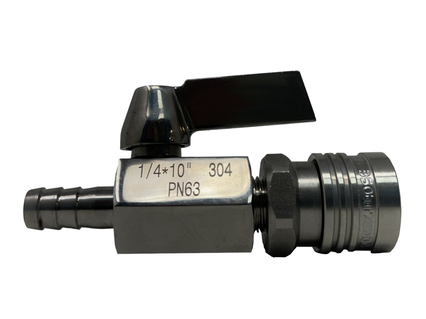 Watertek Mini Q/R with Ball Valve & 10mm Barb
