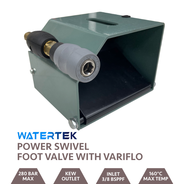 Watertek Power Pole Foot Valve with Variflo