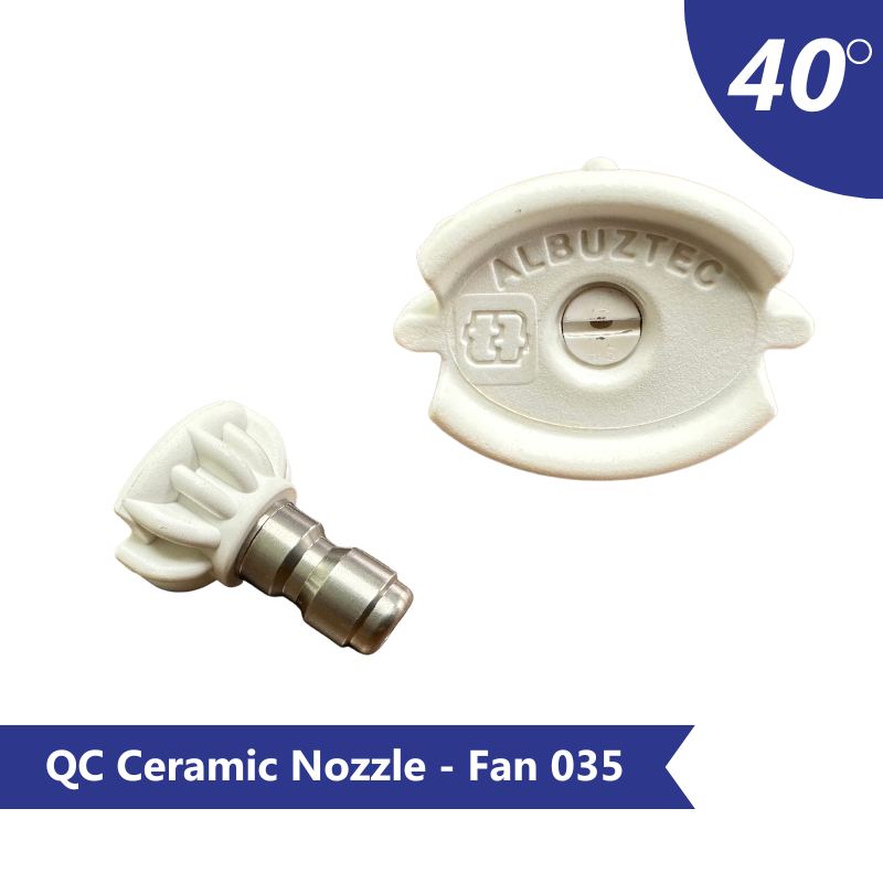 Quick connect Ceramic nozzle- 40° fan 035 orifice