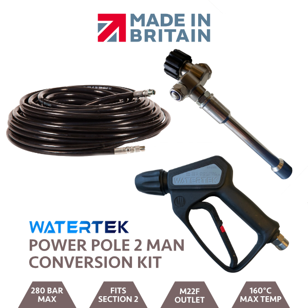 Watertek Two Man Power Pole Conversion Kit 30ft M22 Outlet With Trigger