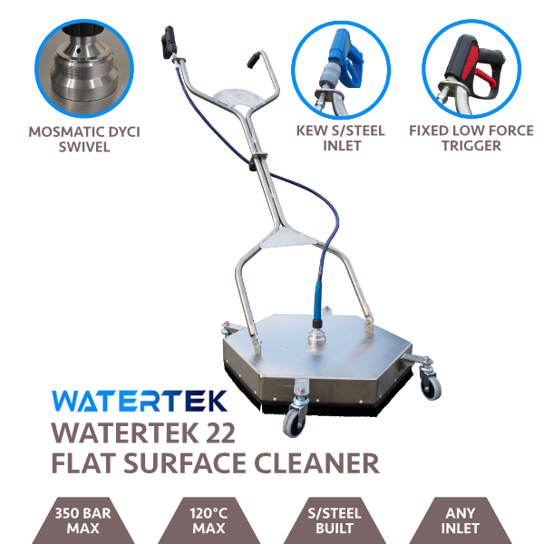 Watertek 22'' Flat Surface Cleaner 350BAR