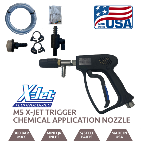 X-Jet M5 Chemical Application Nozzle With Trigger
