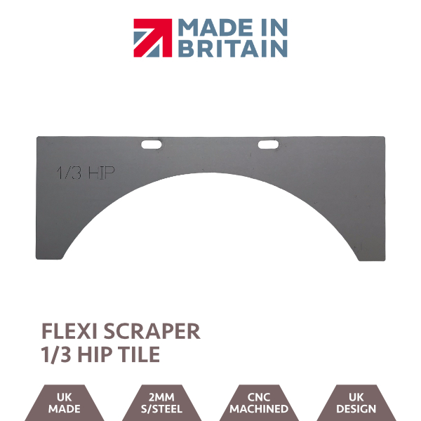 Flexi Scraper 1/3 Hip Width Blade