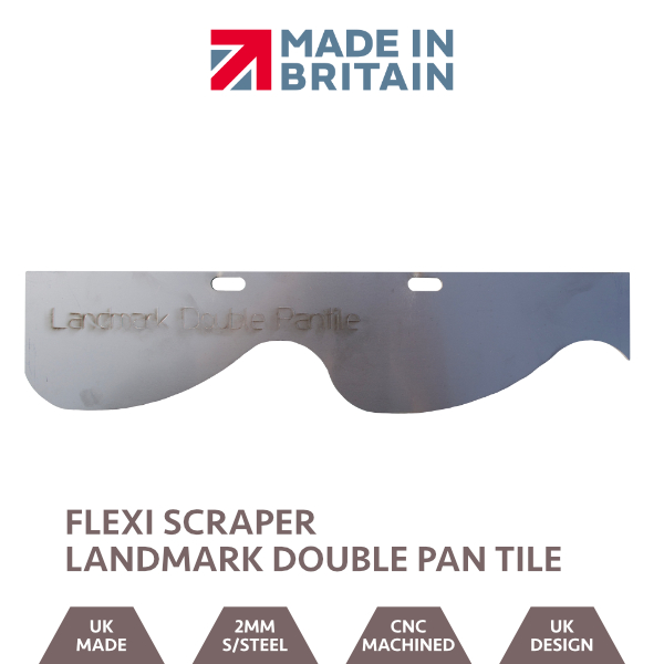 Flexi Scraper Landmark Double Pan Tile Blade