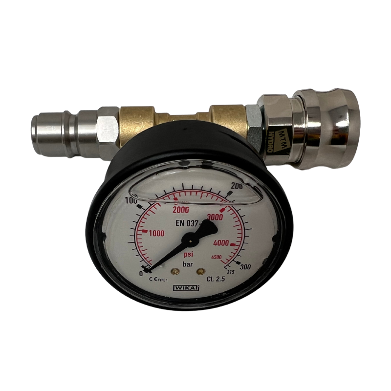 Large Quick Release High Pressure Gauge