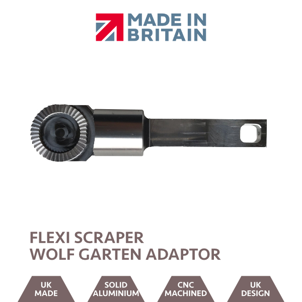 Flexi Scraper Quick Release for Wolf Garten Pole Insert