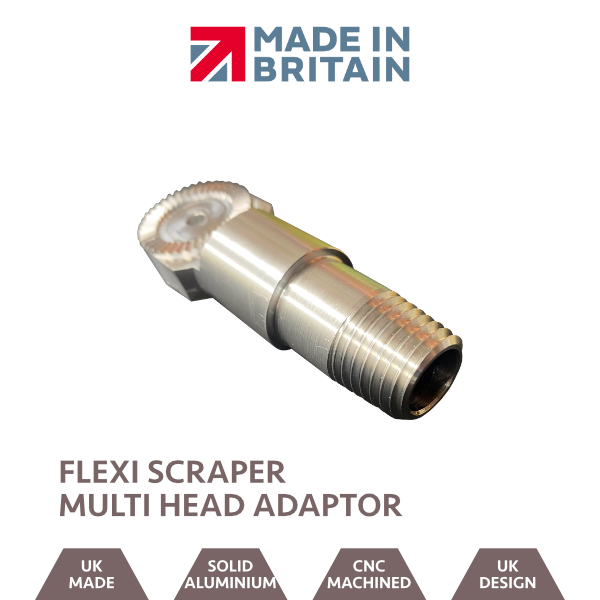 Flexi Scraper Aluminium Multi-Head Adapter