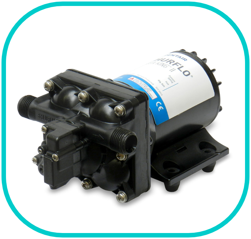 Shurflo 5059 Series Pressure Switch Pump 12v 60PSi 20LPM 1/2'' Male Ports