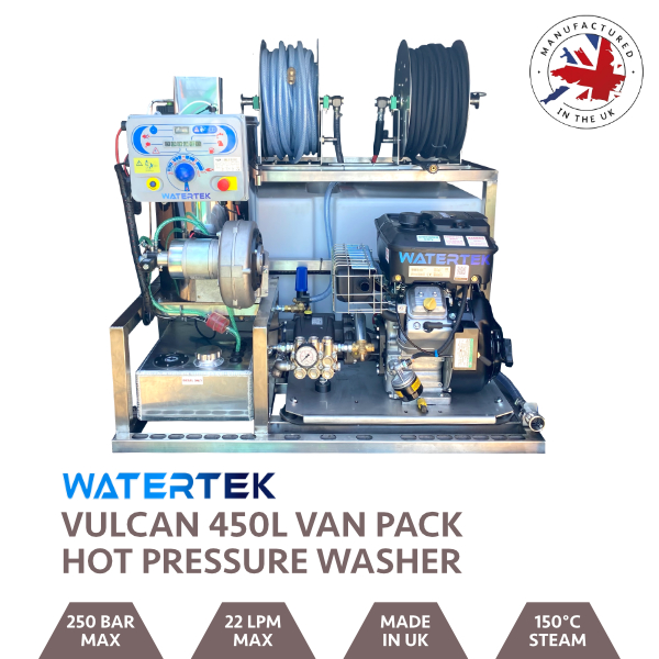 Watertek Vulcan 450L Vanguard Hot & Cold Van-Pack