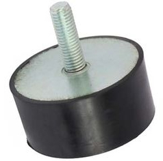Rubber Foot M10 M 50mm OD x 21mm H